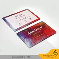 دانلود رایگان کارت ویزیت شخصی زیبا به صورت لایه باز