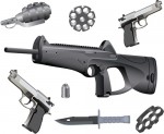 دانلود رایگان مجموعه وکتورهای اسلحه Guns Vector-1