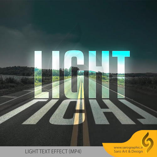 آموزش ویدیویی ایجاد افکت متنی Light در فتوشاپ